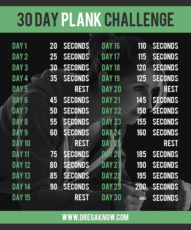 30 day plank challenge